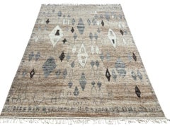 10x14 Ft Handmade Moroccan style Rug. All Natural Wool. Custom Options Available