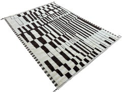 Tapis moderne berbère marocain de style berbère, 10 x 14 pieds. Options sur mesure disponibles. 100 % laine