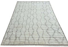10x14 Ft Moroccan style Handmade Rug. All Natural Wool. Custom Options Available