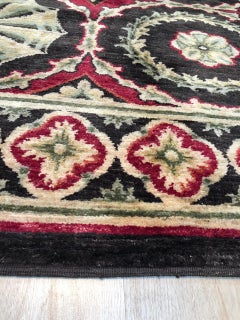 10x14 Giselle Coral Traditional Floral Hand Knotted Wool Carpet Rug