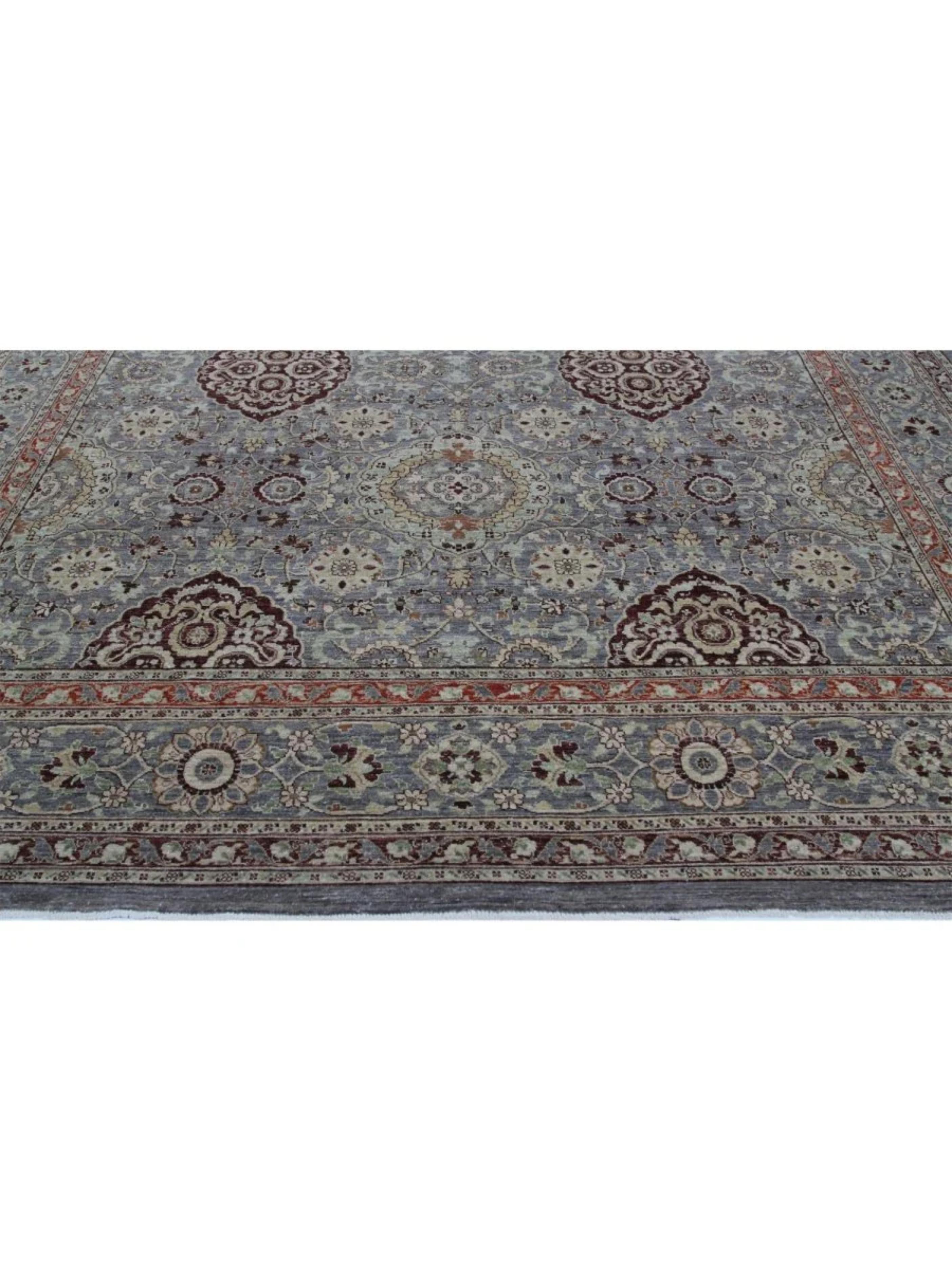 Autre 10x14 Tapis transitionnel pakistanais noué à la main en vente