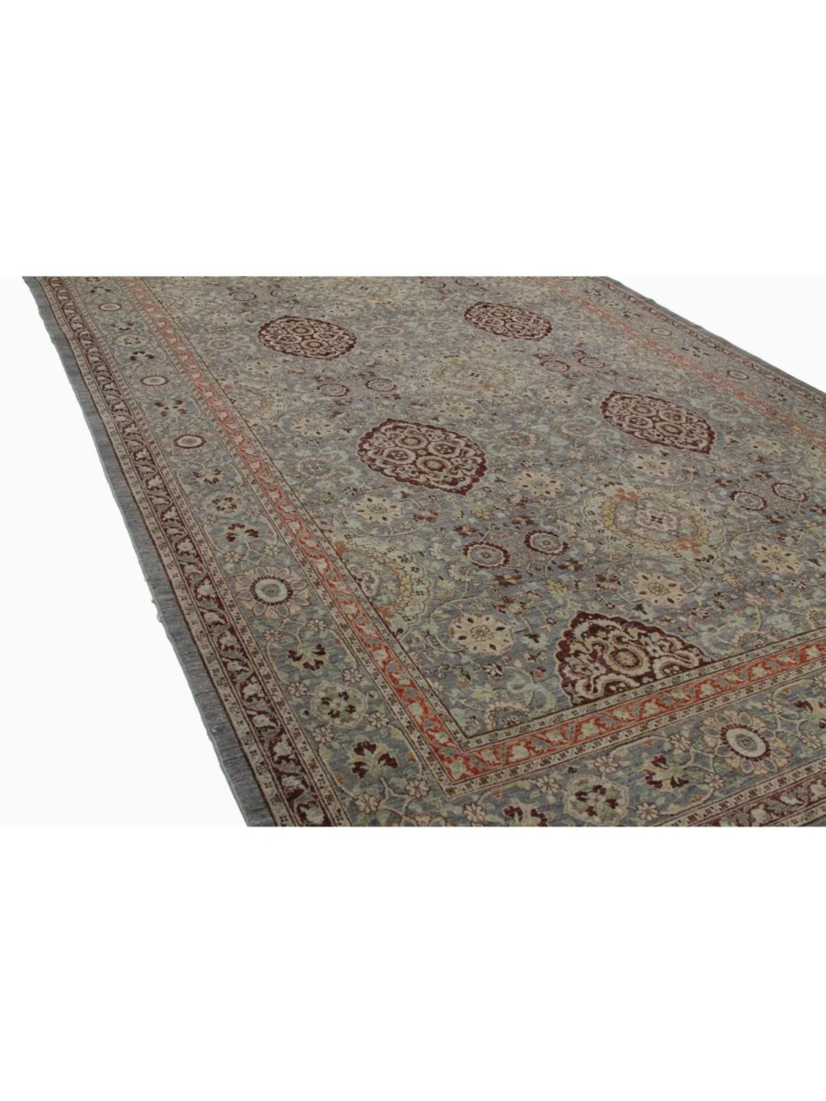 XXIe siècle et contemporain 10x14 Tapis transitionnel pakistanais noué à la main en vente