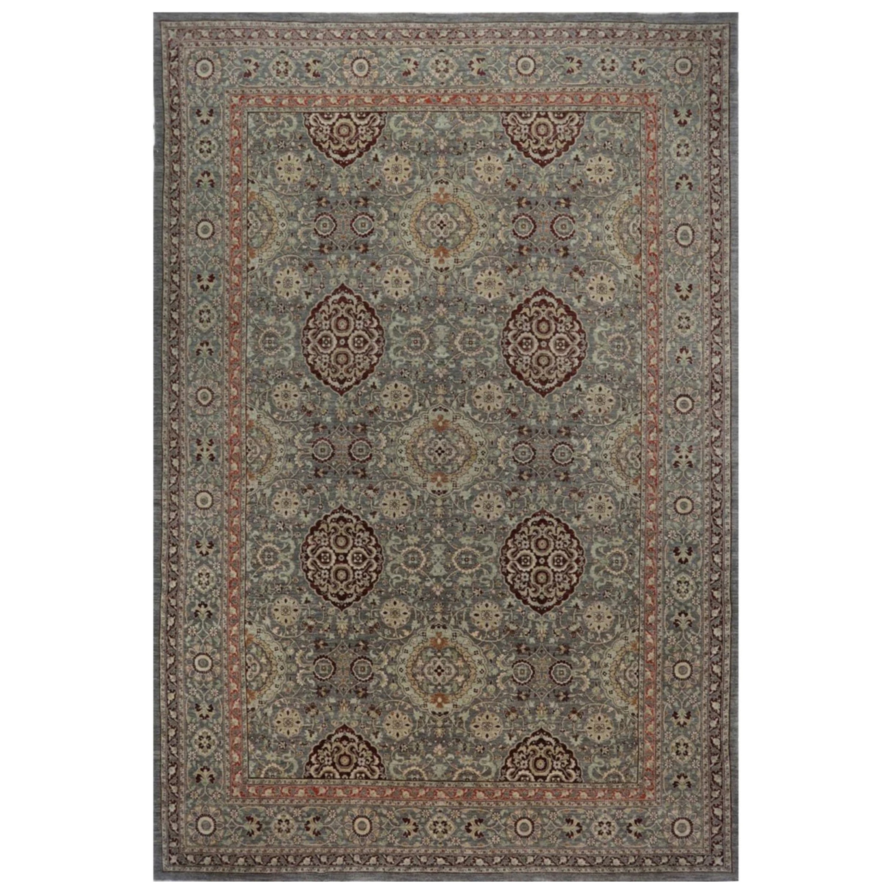 10x14 Handgeknüpfter pakistanischer Transitional Area Rug