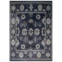 10x14 Hand-Knotted Turkish Oushak Area Rug