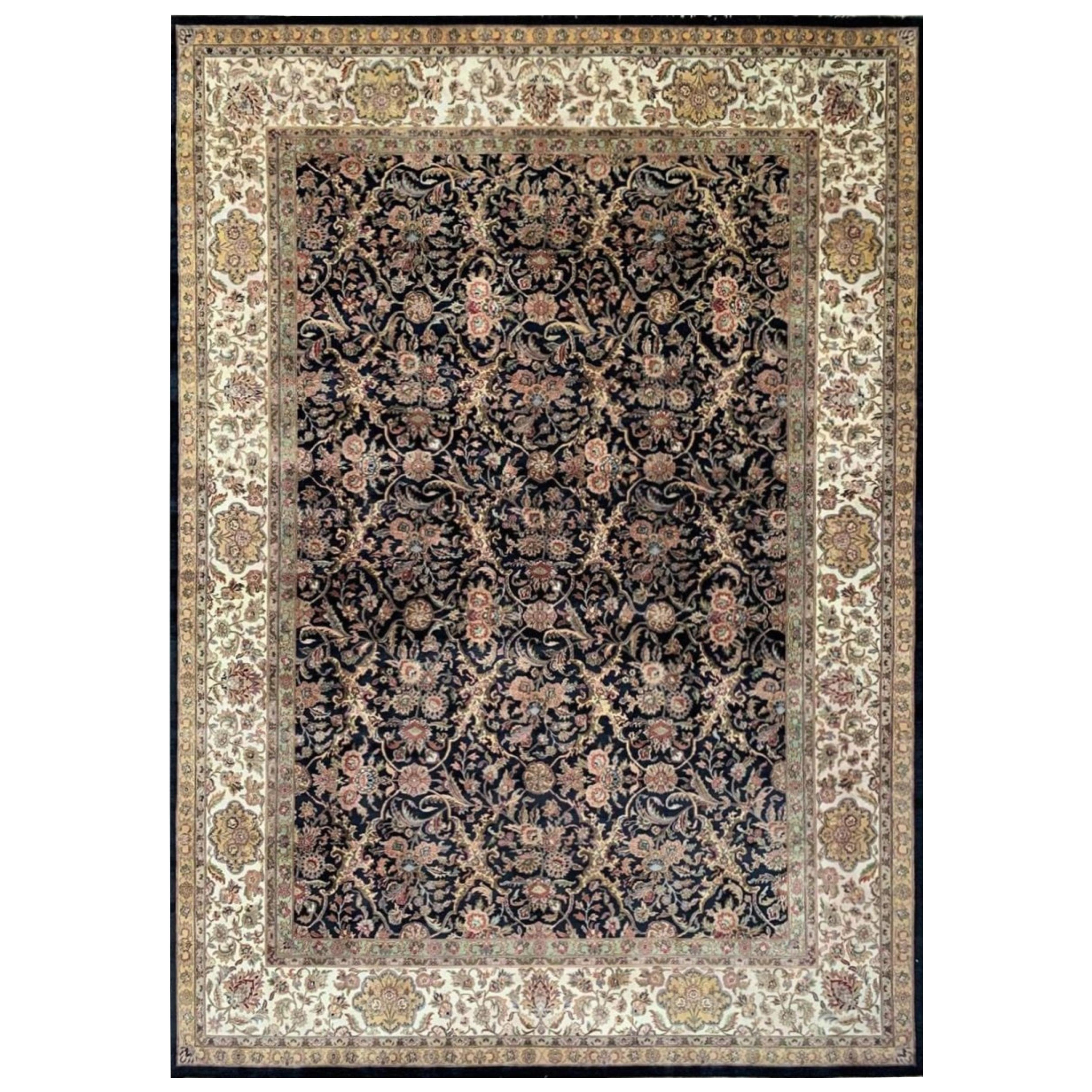 10x14 Handwoven Indian Agra Area Rug