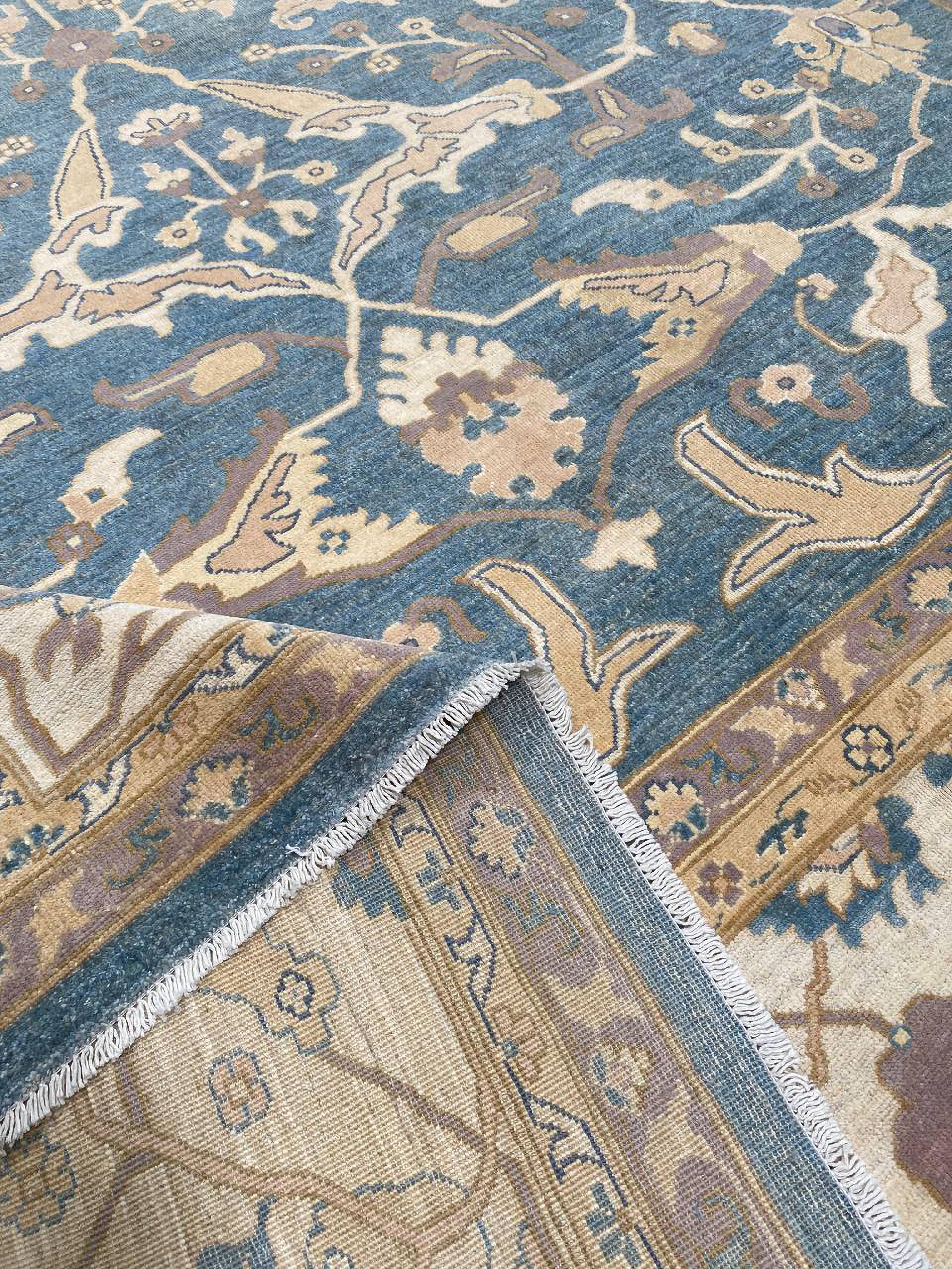 Alfombra Tejida a Mano Estilo Serapi 10x14 en venta 3