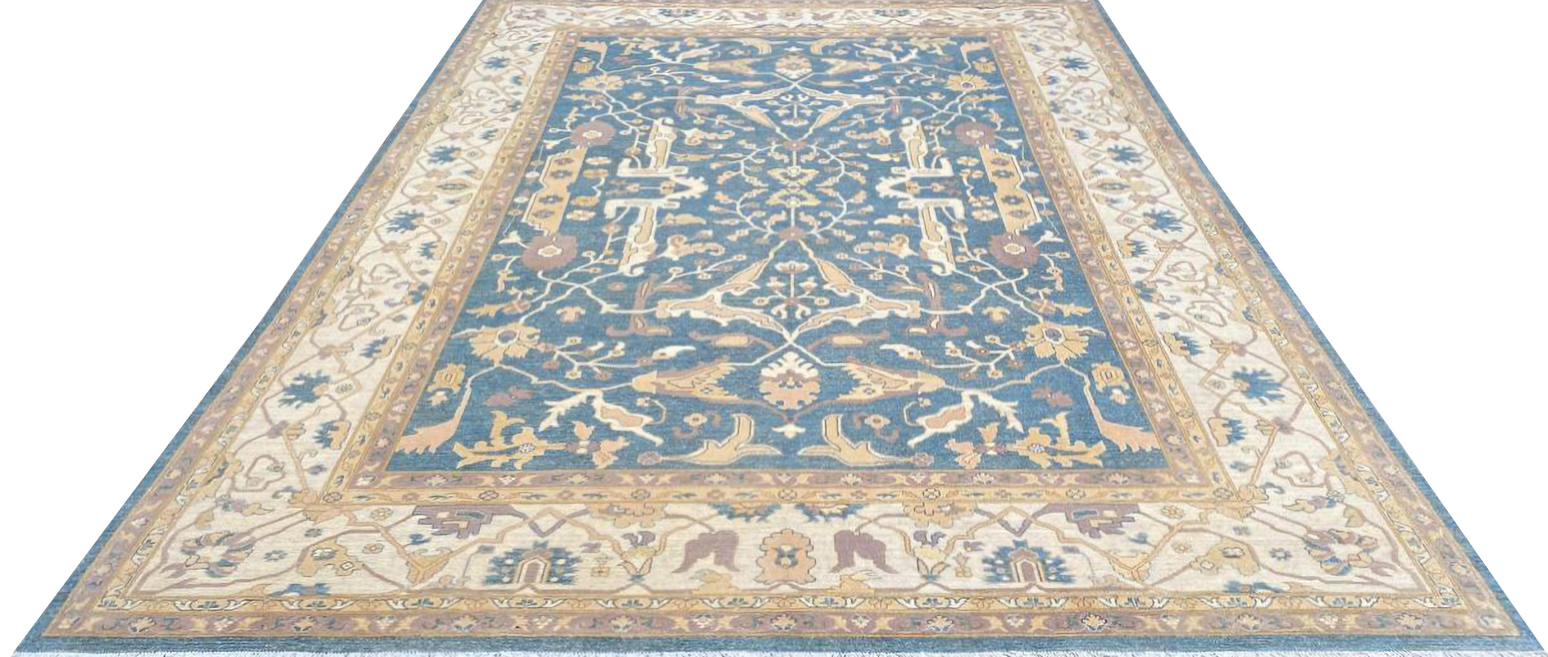 Experimenta el encanto intemporal de la Alfombra de Zona Tejida a Mano Estilo Serapi de 10x14, una pieza única que aporta elegancia tradicional y calidez a tu hogar. Expertamente anudada a mano con lana de alta calidad, esta impresionante alfombra