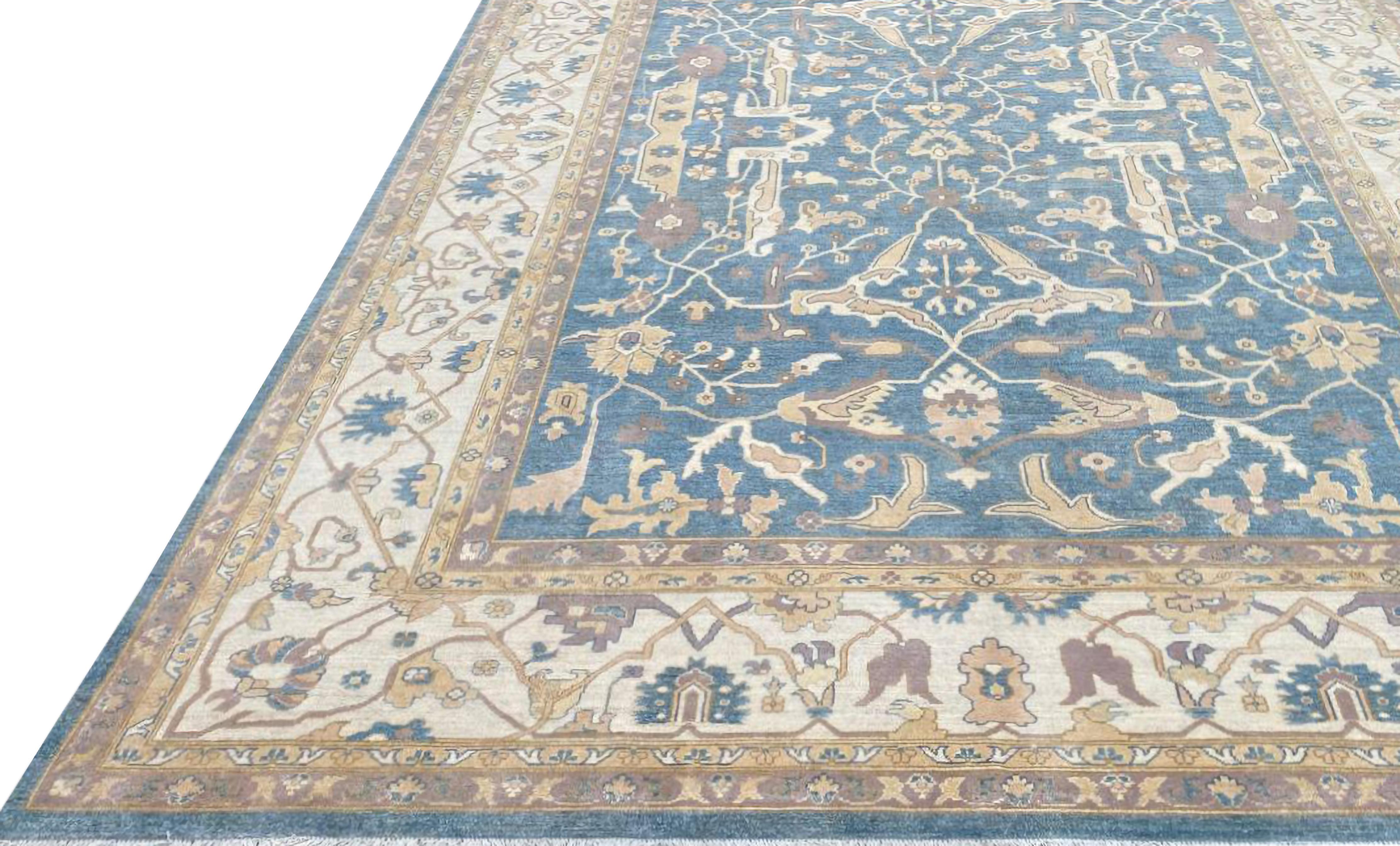 Alfombra Tejida a Mano Estilo Serapi 10x14 Persa en venta