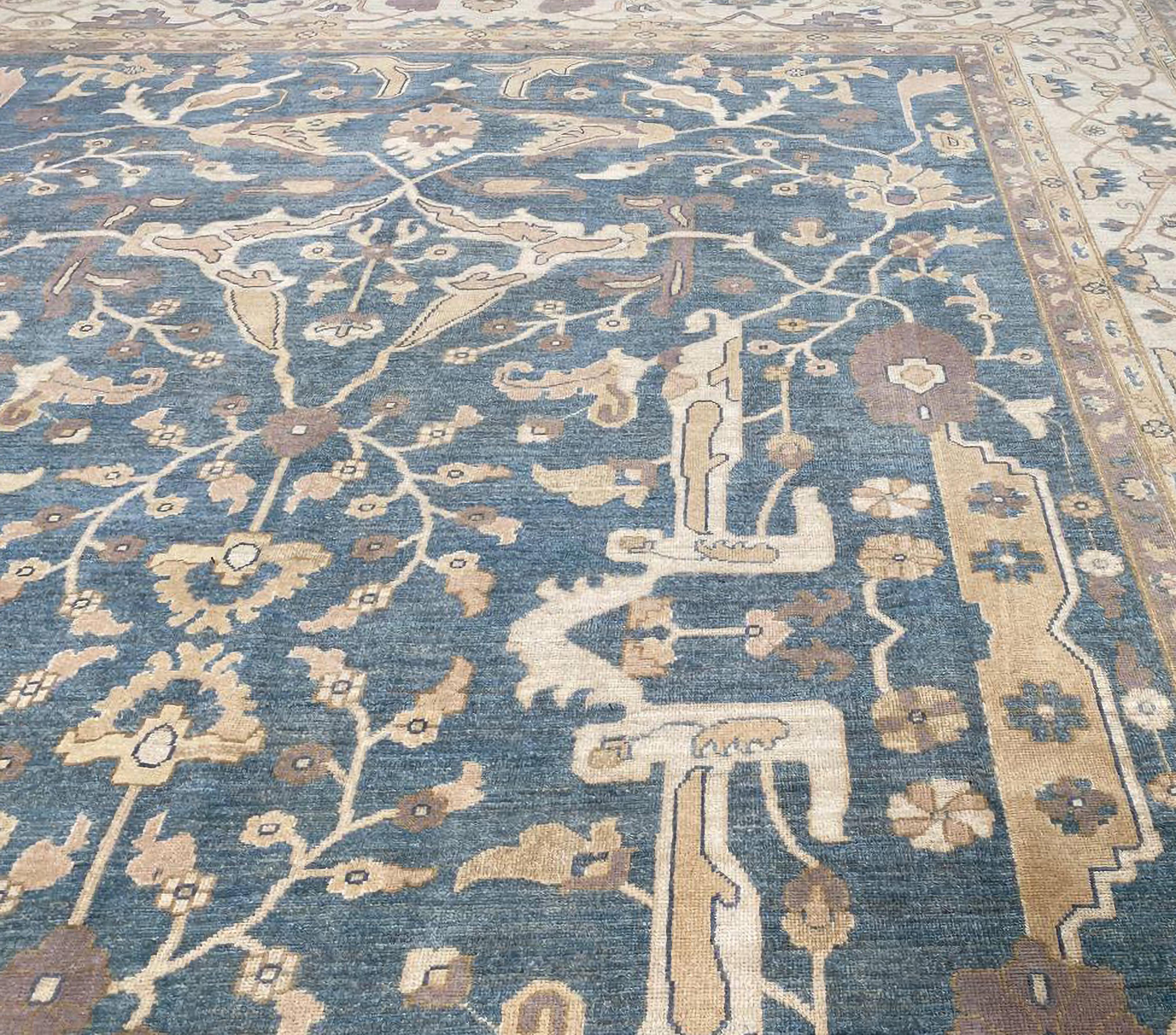 Alfombra Tejida a Mano Estilo Serapi 10x14 Siglo XXI y contemporáneo en venta