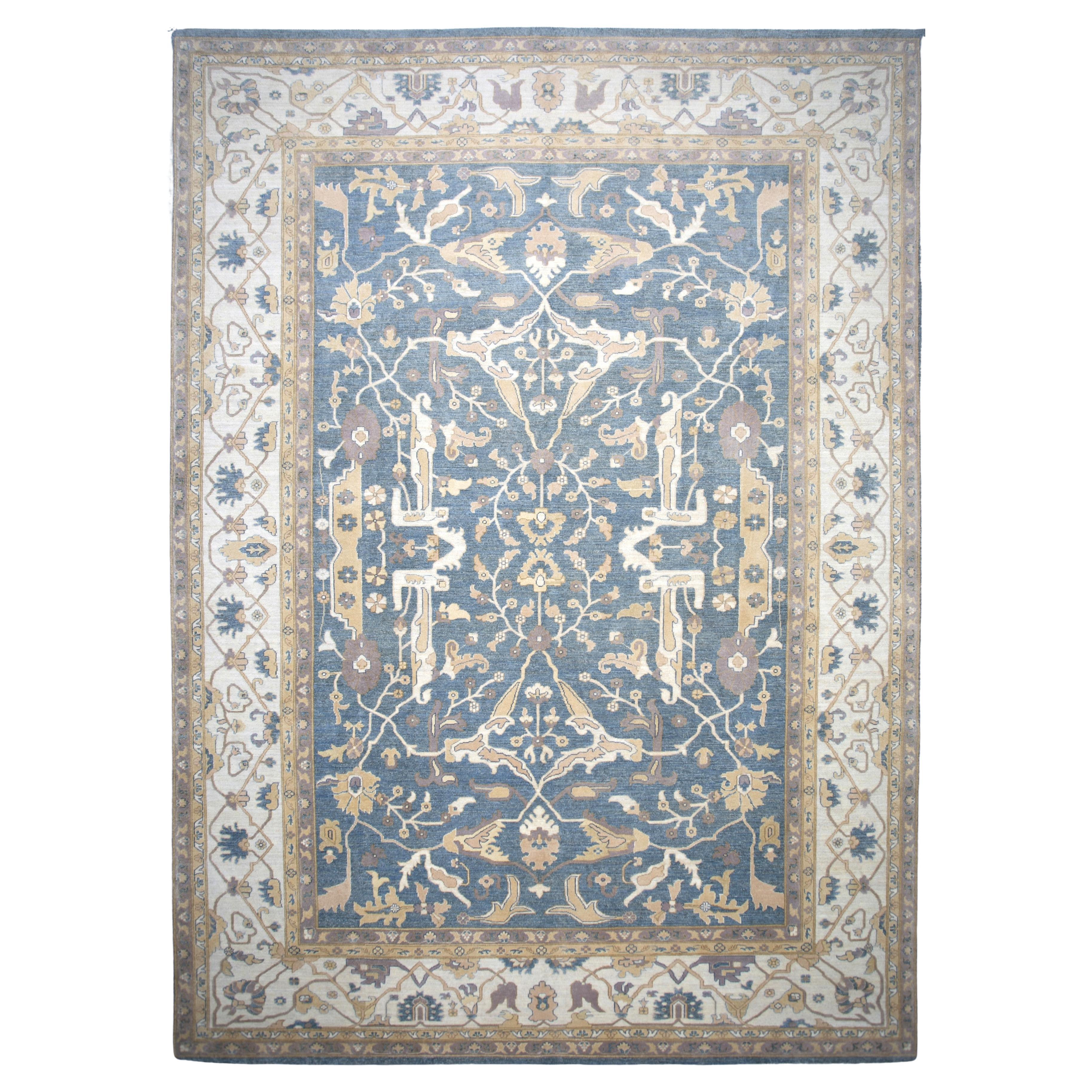 Alfombra Tejida a Mano Estilo Serapi 10x14 en venta