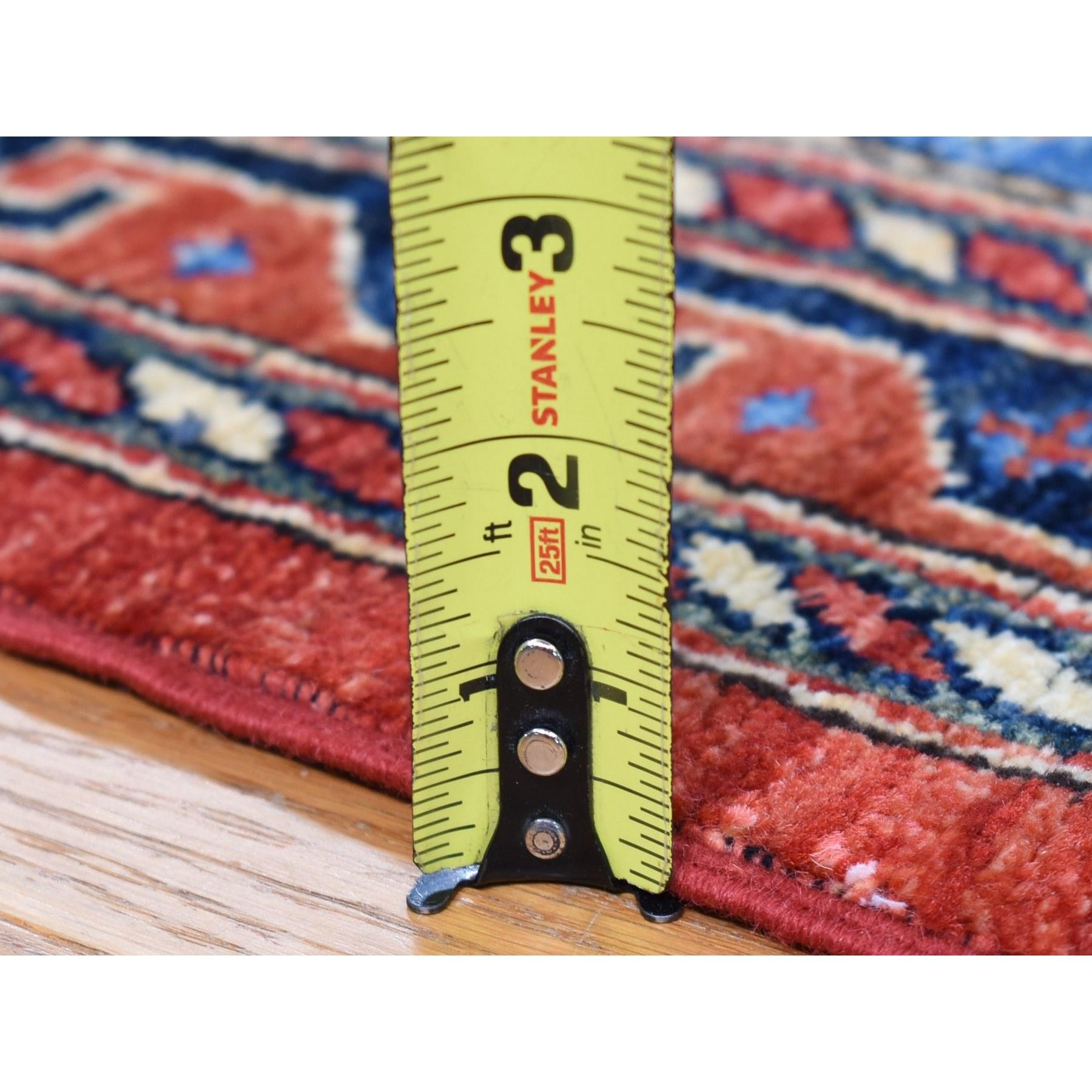 10'x14' kaiserlich roter, afghanischer Ersari, handgeknüpfter orientalischer Teppich aus reiner Wolle im Angebot 4