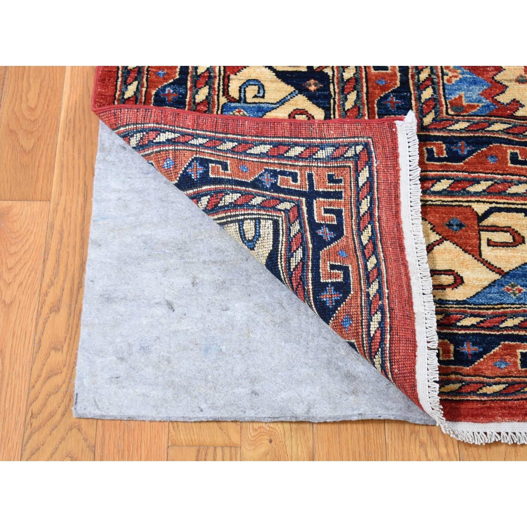 10'x14' kaiserlich roter, afghanischer Ersari, handgeknüpfter orientalischer Teppich aus reiner Wolle (Handgeknüpft) im Angebot