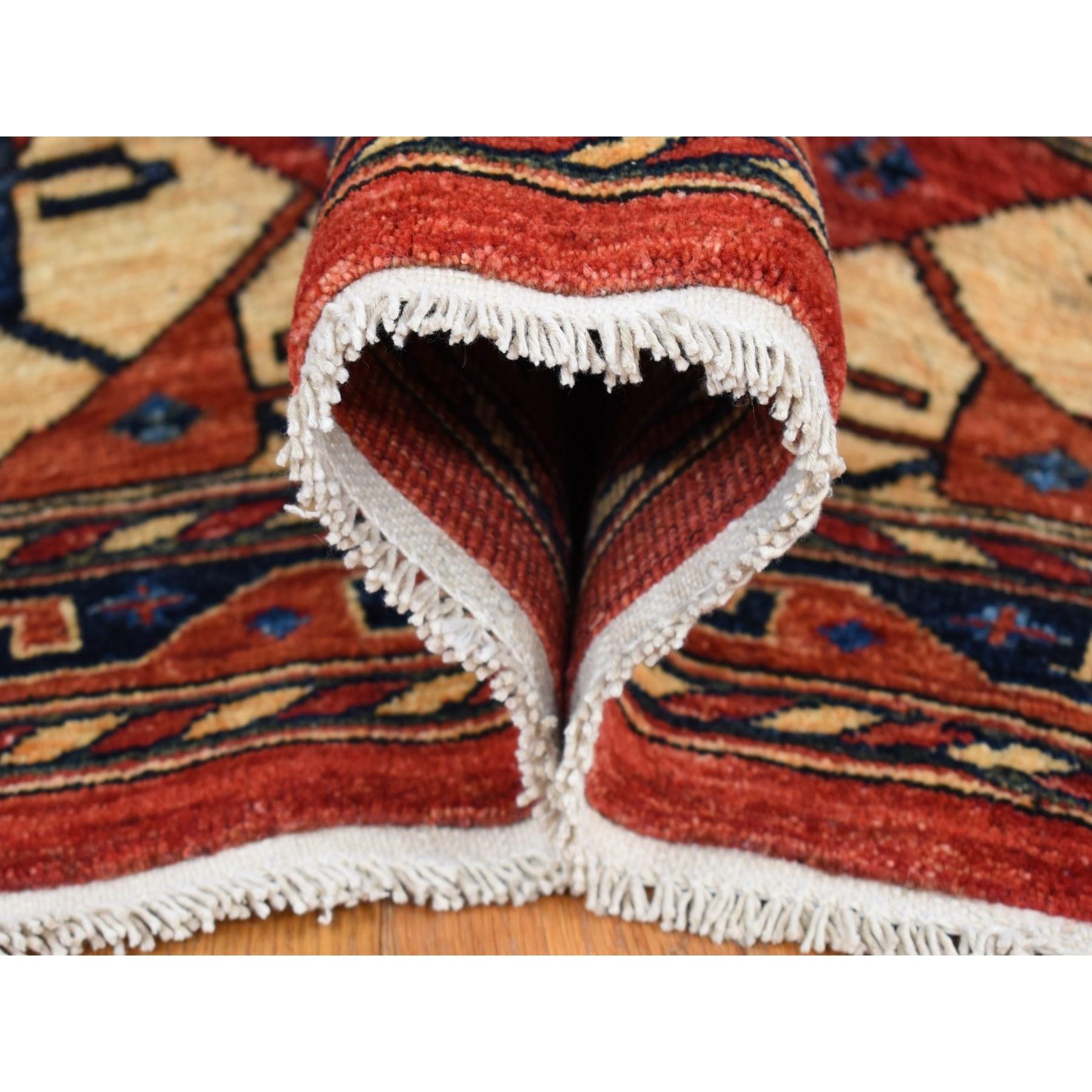 10'x14' kaiserlich roter, afghanischer Ersari, handgeknüpfter orientalischer Teppich aus reiner Wolle (21. Jahrhundert und zeitgenössisch) im Angebot