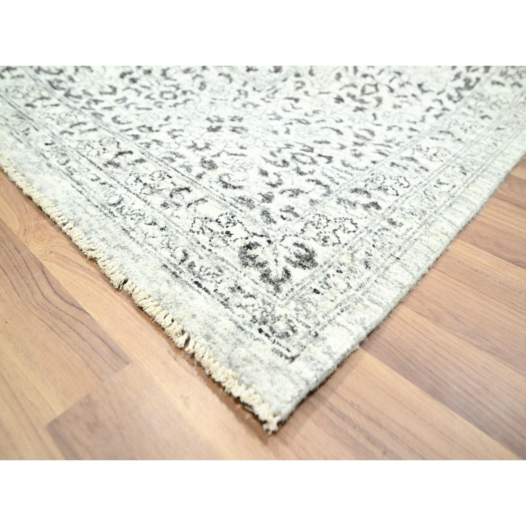 10'x14' Ivory Pre Historic Influence Mamluk Design Hand Knots Rugs Pure Wool Neuf - En vente à Carlstadt, NJ