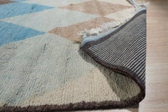 10x14 Multicolor Hand-Knotted Wool Diamond Cascade Geometric Modern Carpet Rug