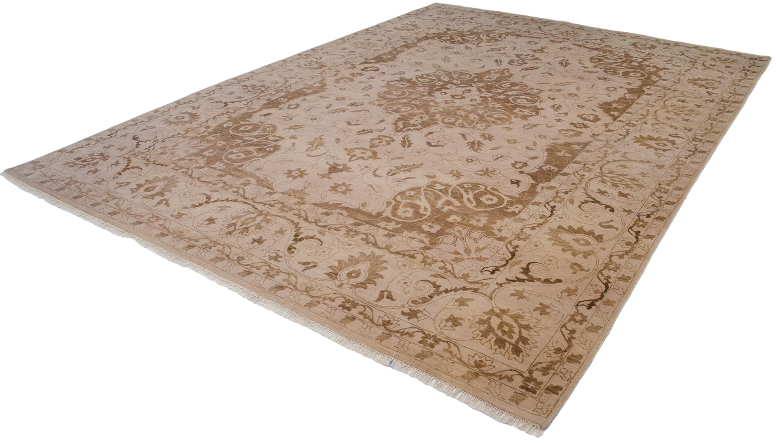 Wool New Indian Tabriz Design Carpet For Sale