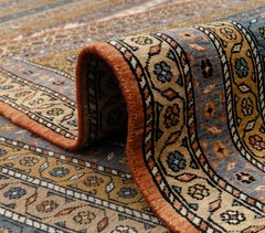 10x14 Rust Coral Persian Hand Knotted Wool Rug ( G-9626)
