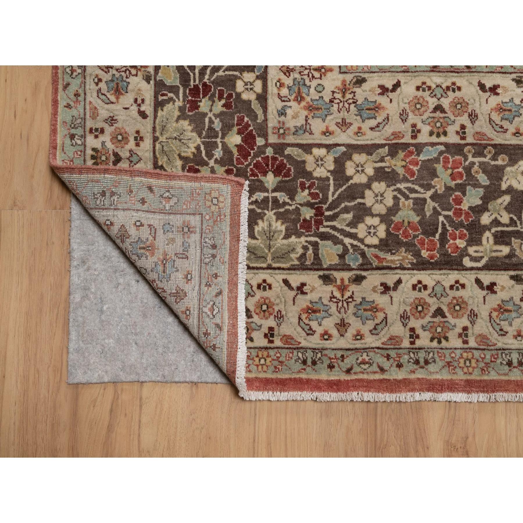 10'x14' Rostroter antikisierter Tabriz mit Haji Jalili Design Handgeknüpfter Wollteppich im Zustand „Neu“ im Angebot in Carlstadt, NJ