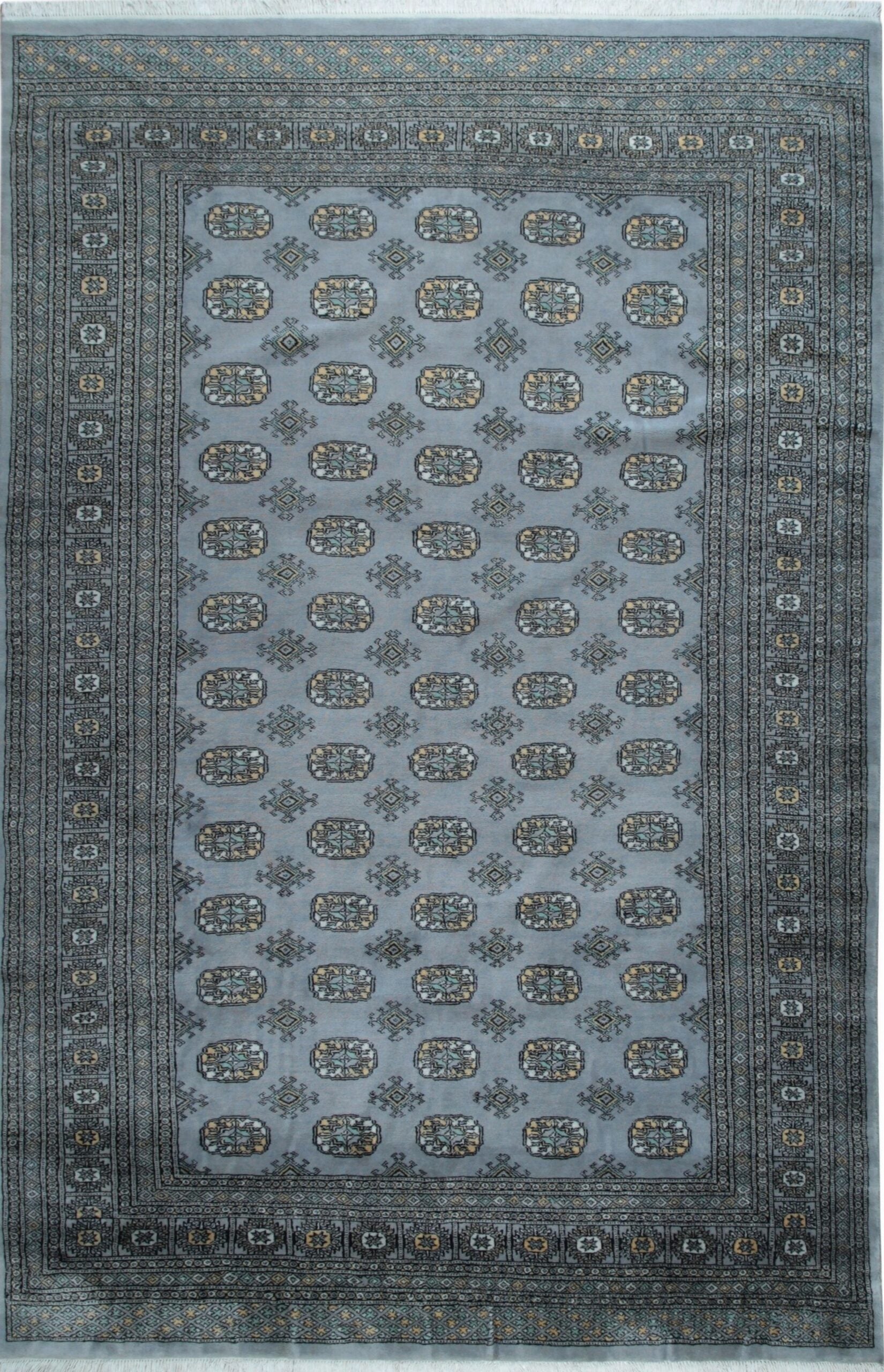 10x14 Rustic Nina Gray Classic Geometric Modern Nan Handknotted Wool Carpet Rug