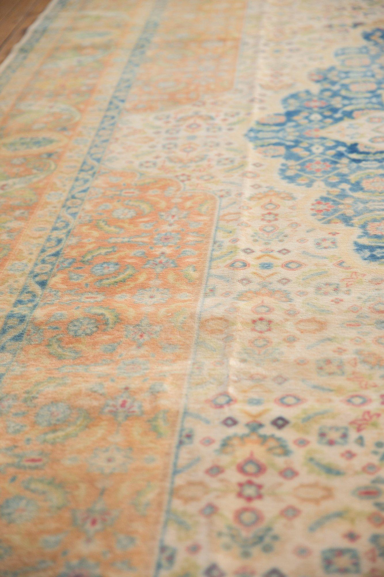 Vintage Distressed Bulgarian Herati Design Carpet For Sale 5