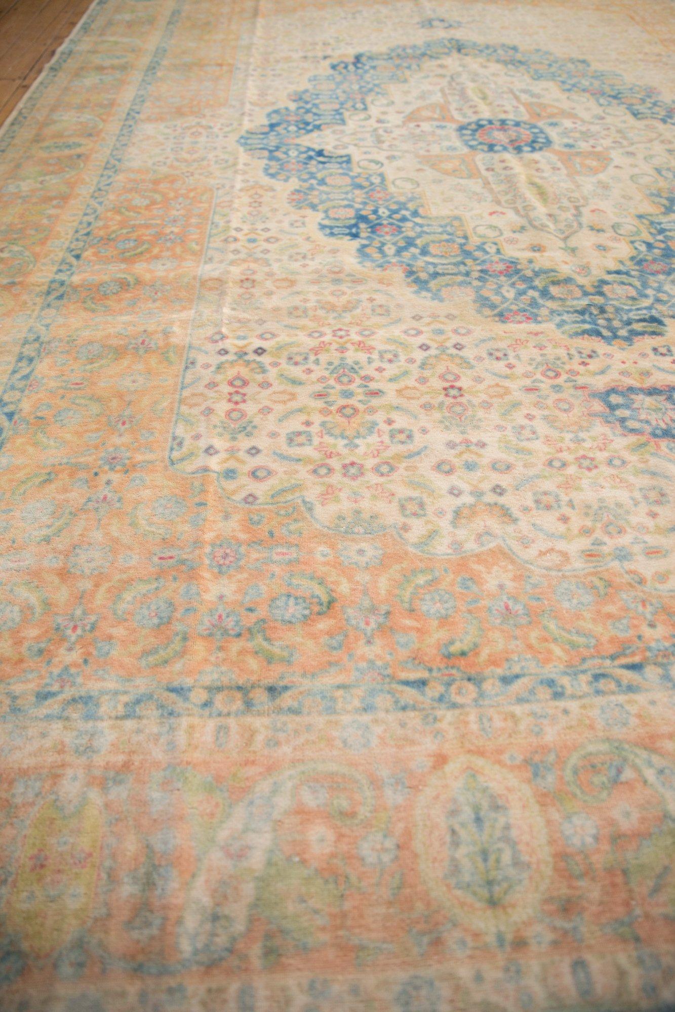 Vintage Distressed Bulgarian Herati Design Carpet For Sale 6