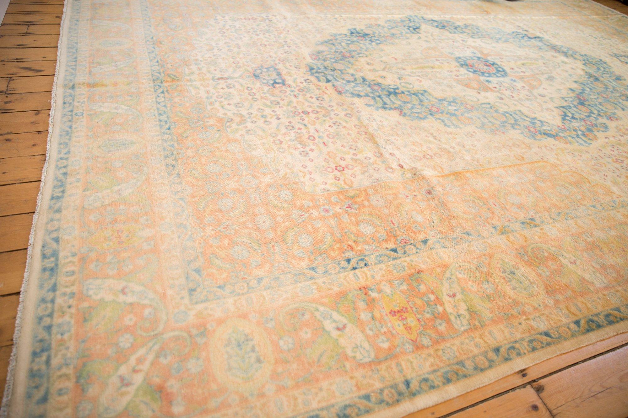 Vintage Distressed Bulgarian Herati Design Carpet For Sale 7