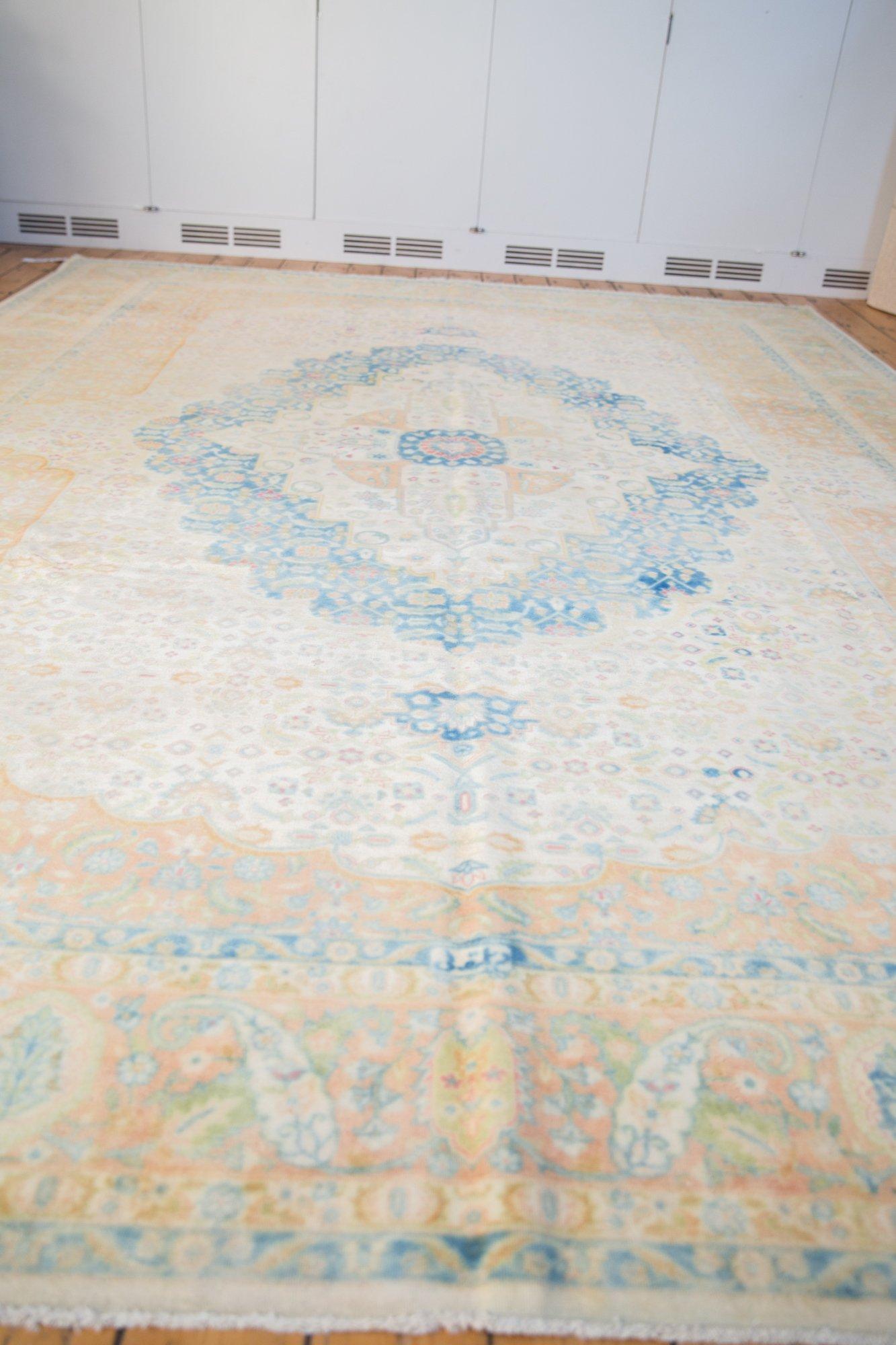 Vintage Distressed Bulgarian Herati Design Carpet For Sale 2