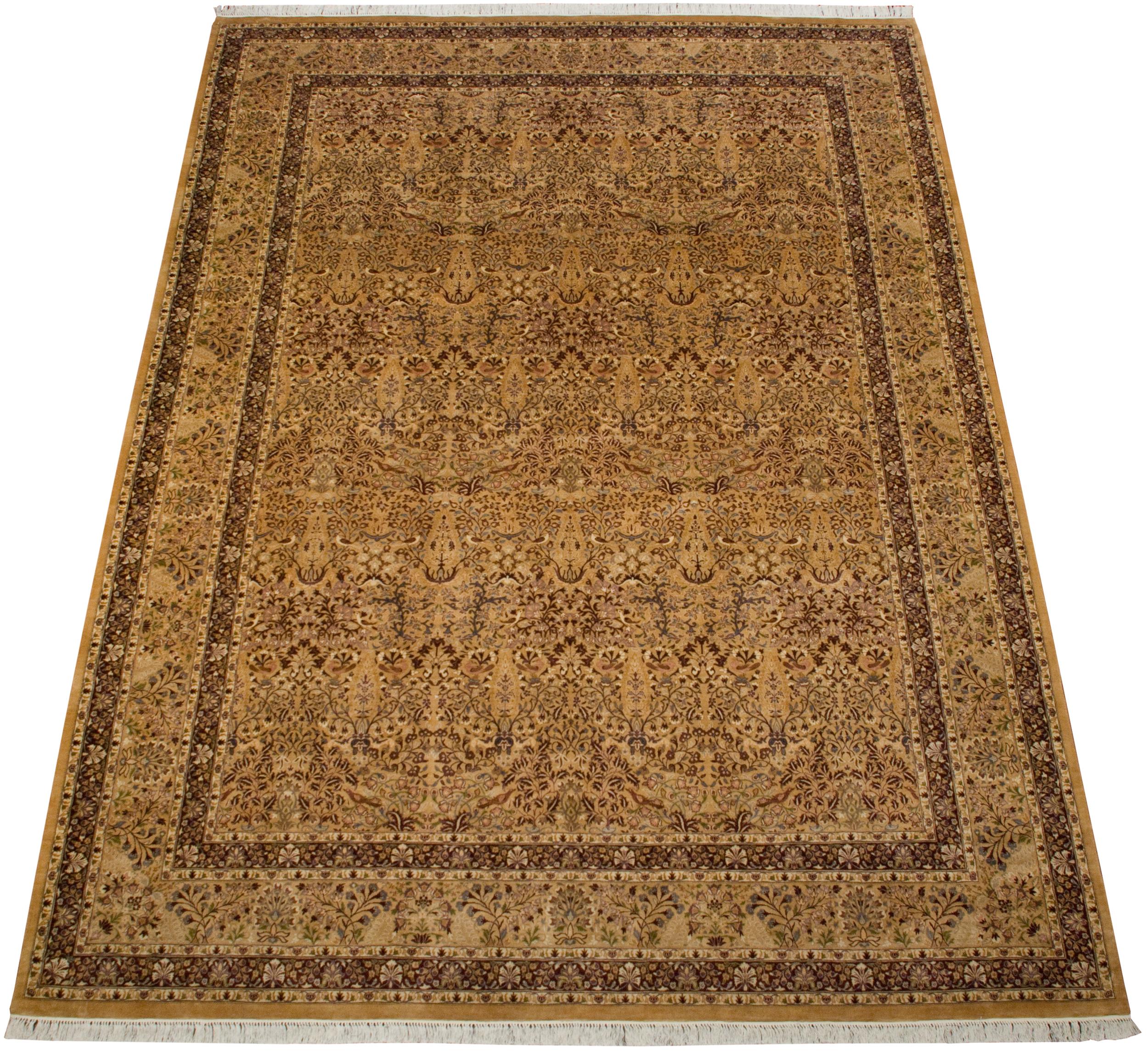Late 20th Century Vintage Pakistani Kerman Design Carpet For Sale