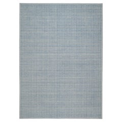 10
x14
Yonder Blue Modern Plain Decor Box Design Loomed Knotted Pure Wool Rug