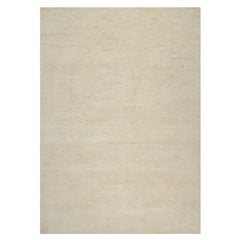 10
x14
1" Ivory Wool Modern Plain Design Hand Knotted Lori Buft Gabbeh Rug