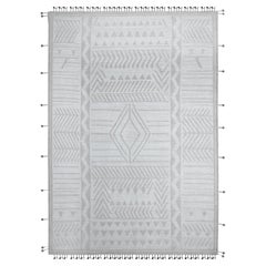 10
x14
2" Tappeto orientale avorio in lana annodata a mano con trama marocchina e vello in rilievo