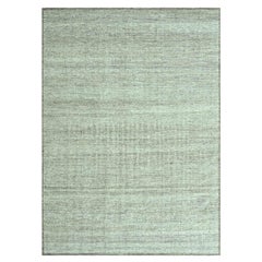 10'x14'3" Brown 100% Wool Oxidized and Distressed Grass Design Hand Knotted Rug
