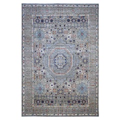 10
x14
3" Gris 14ème siècle Dynastie Mamluke Tapis oriental 100% laine noué à la main