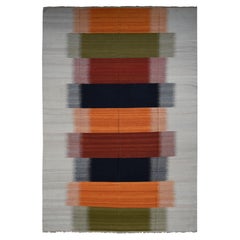 10'x14'4" Ivory 100% Wool Hand Woven Flat Weave Durie Kilim Rug