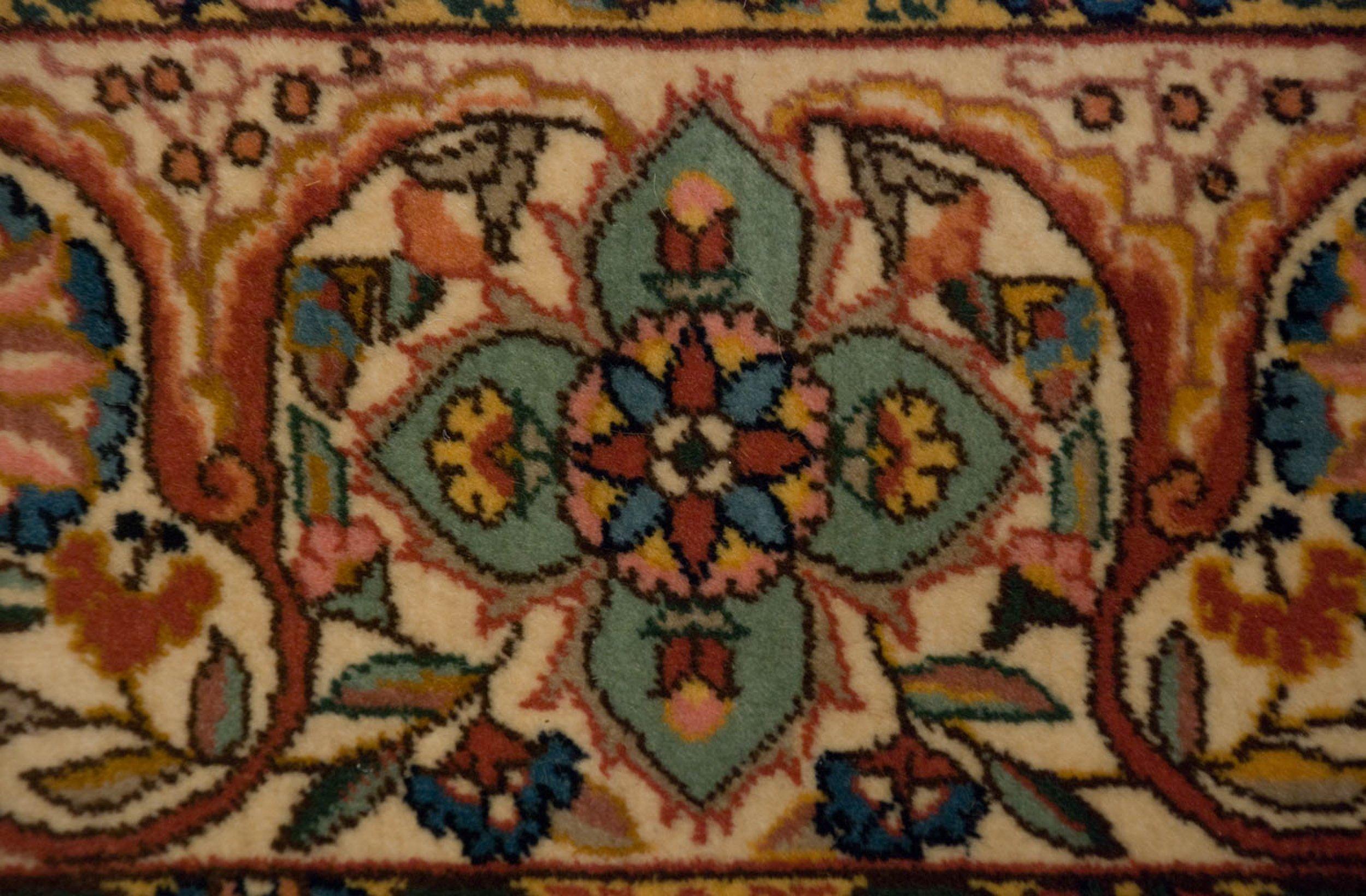 Mid-20th Century Vintage Fine Bulgarian Isfahan Design Carpet For Sale
