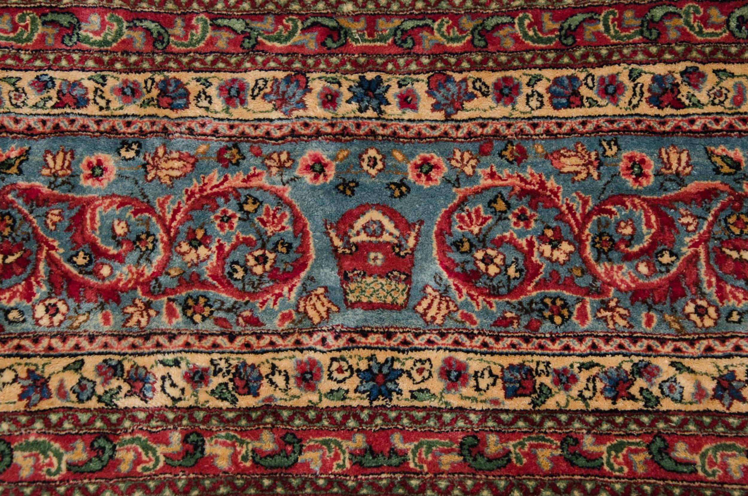 Other Vintage Fine Cyrus Crown Kerman Carpet For Sale