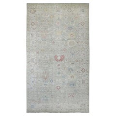 10'x17'10" Greene & Greene Oushak, annodato a mano, con design/One, in lana.