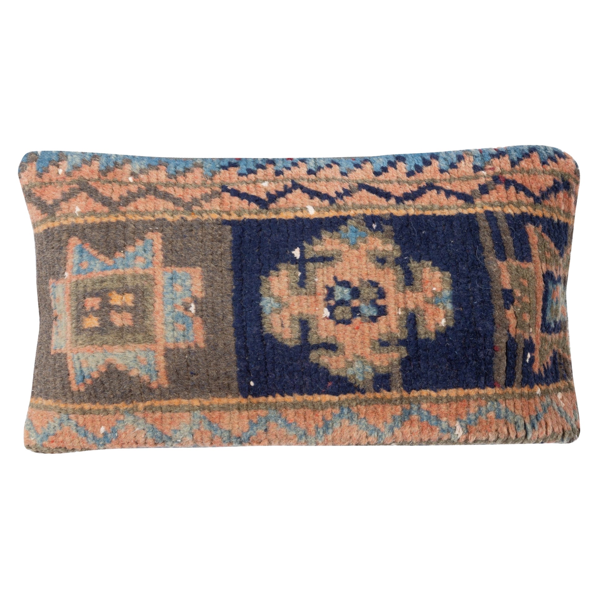 10"x20" Traditional Turkish Rug Pillow. Cushion Cover. Lumbar Pillow Cover en venta