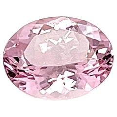 Morganite rose naturelle taille ovale facettée de 10 x 8 mm, pierre précieuse non sertie AAA
