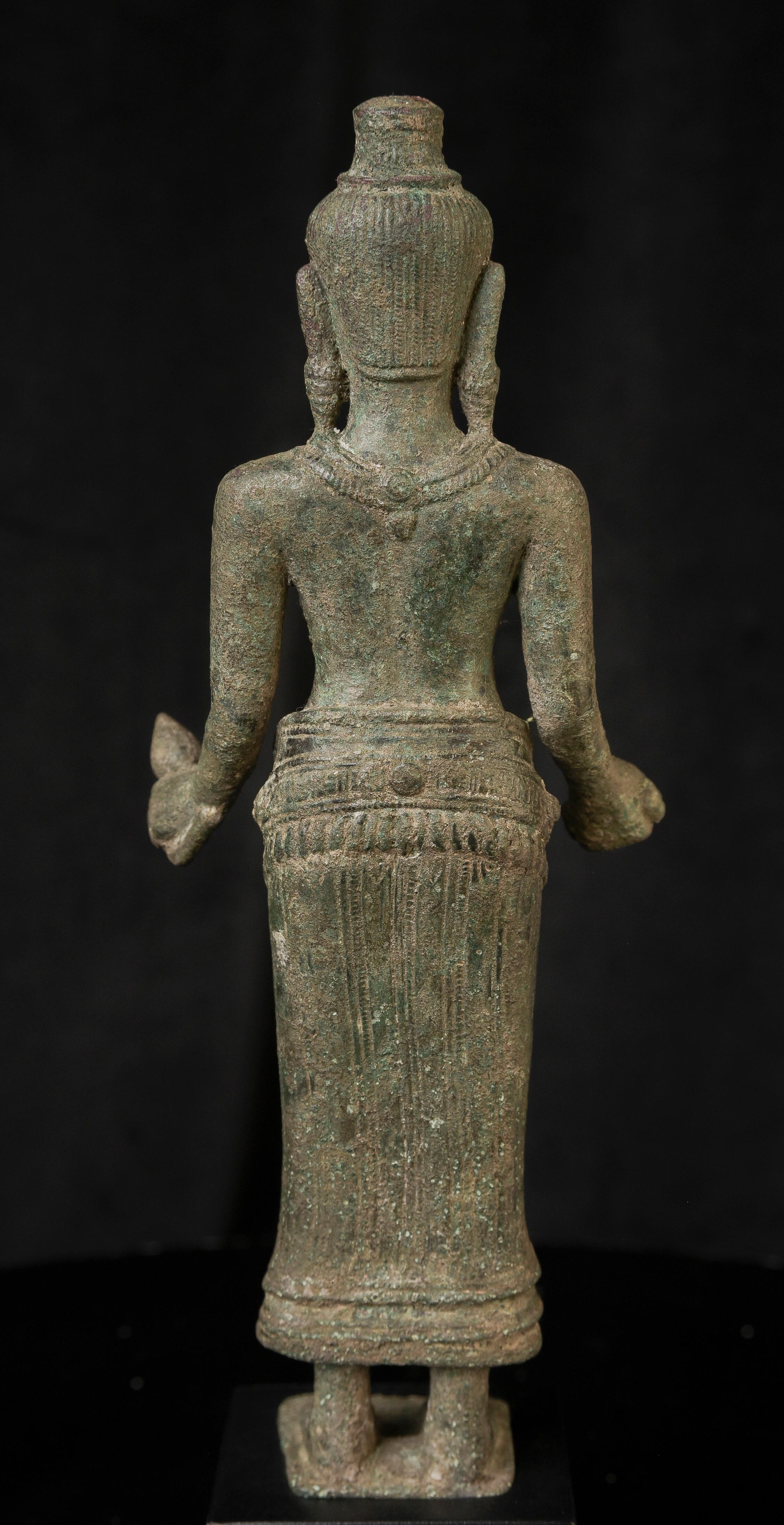 11-13ème siècle Cambodgien Bronze Bouddhiste/Hindou.-Grand, Superbe 10290 en vente 1
