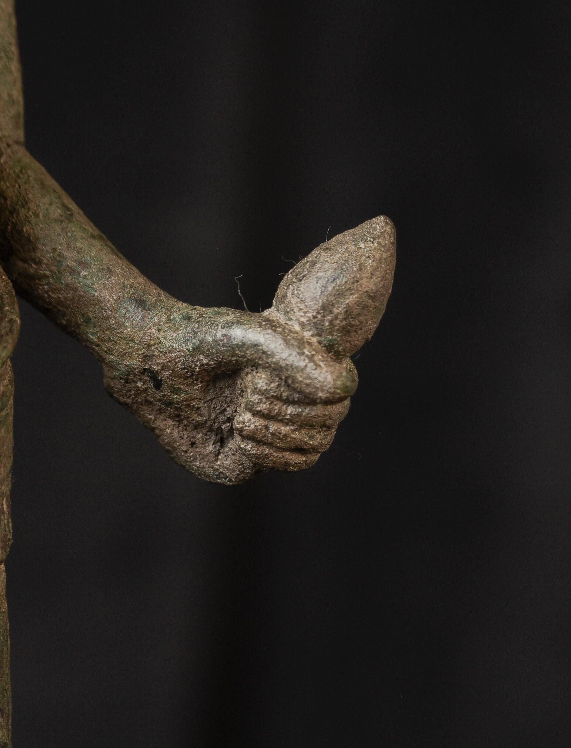 11-13ème siècle Cambodgien Bronze Bouddhiste/Hindou.-Grand, Superbe 10290 en vente 4