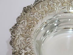 Sterling Silver S. Kirk & Son Antique Floral Repousse Serving Bowl