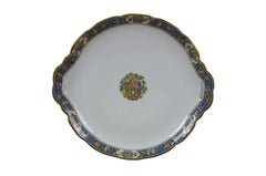 11 Antike Art Deco TLB Limoges Touze, Lemaître Frères & Blancher Teller