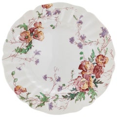 11 assiettes plates anglaises antiques à fleurs:: Royal Doulton