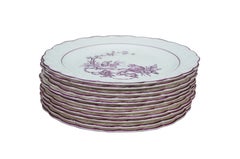 11 Platos antiguos Wedgwood Etruria Inglaterra Mennecy 5283 9" para servir la cena