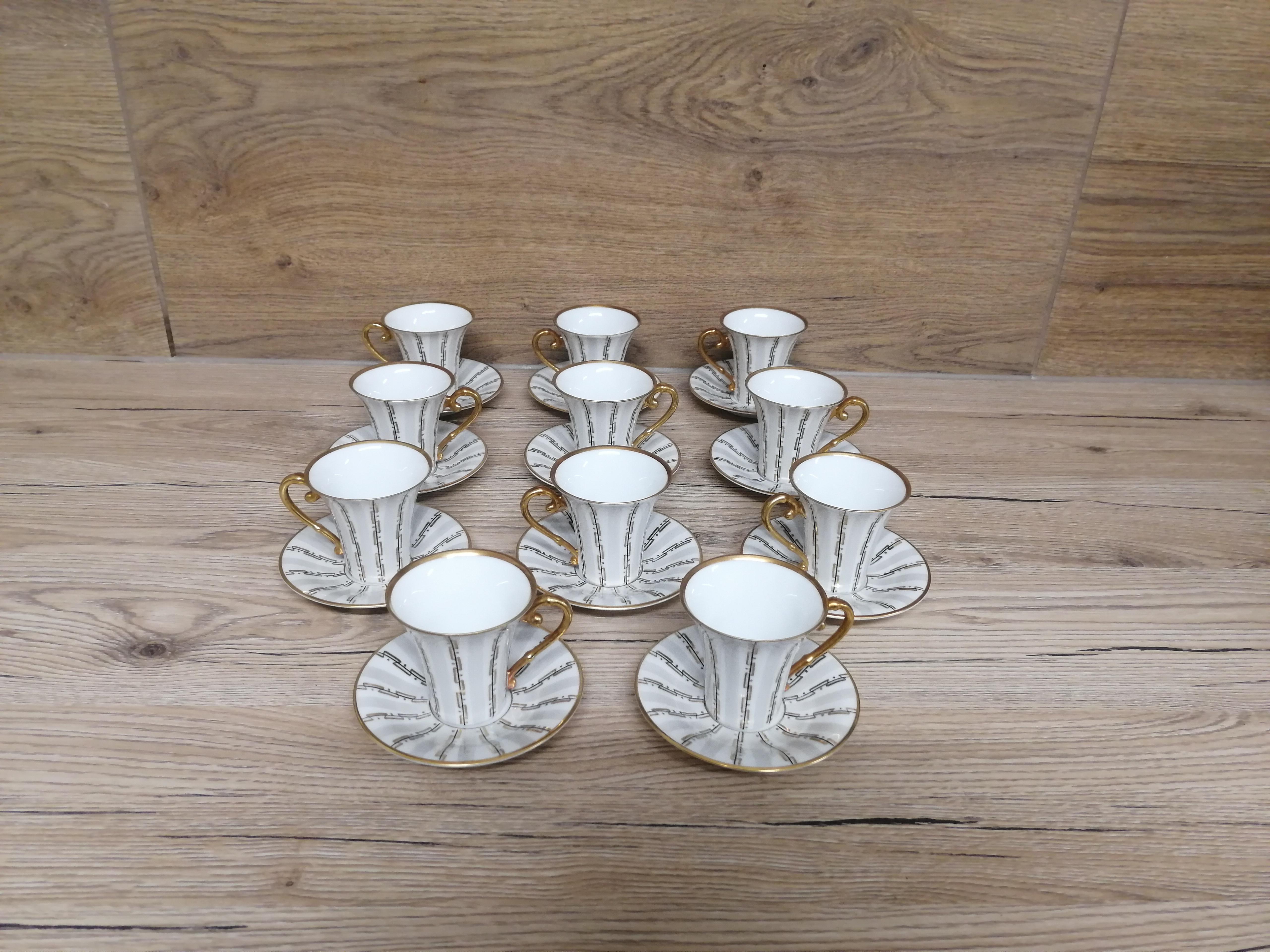 11 Art Deco Hutschenreuther Cups For Sale 12