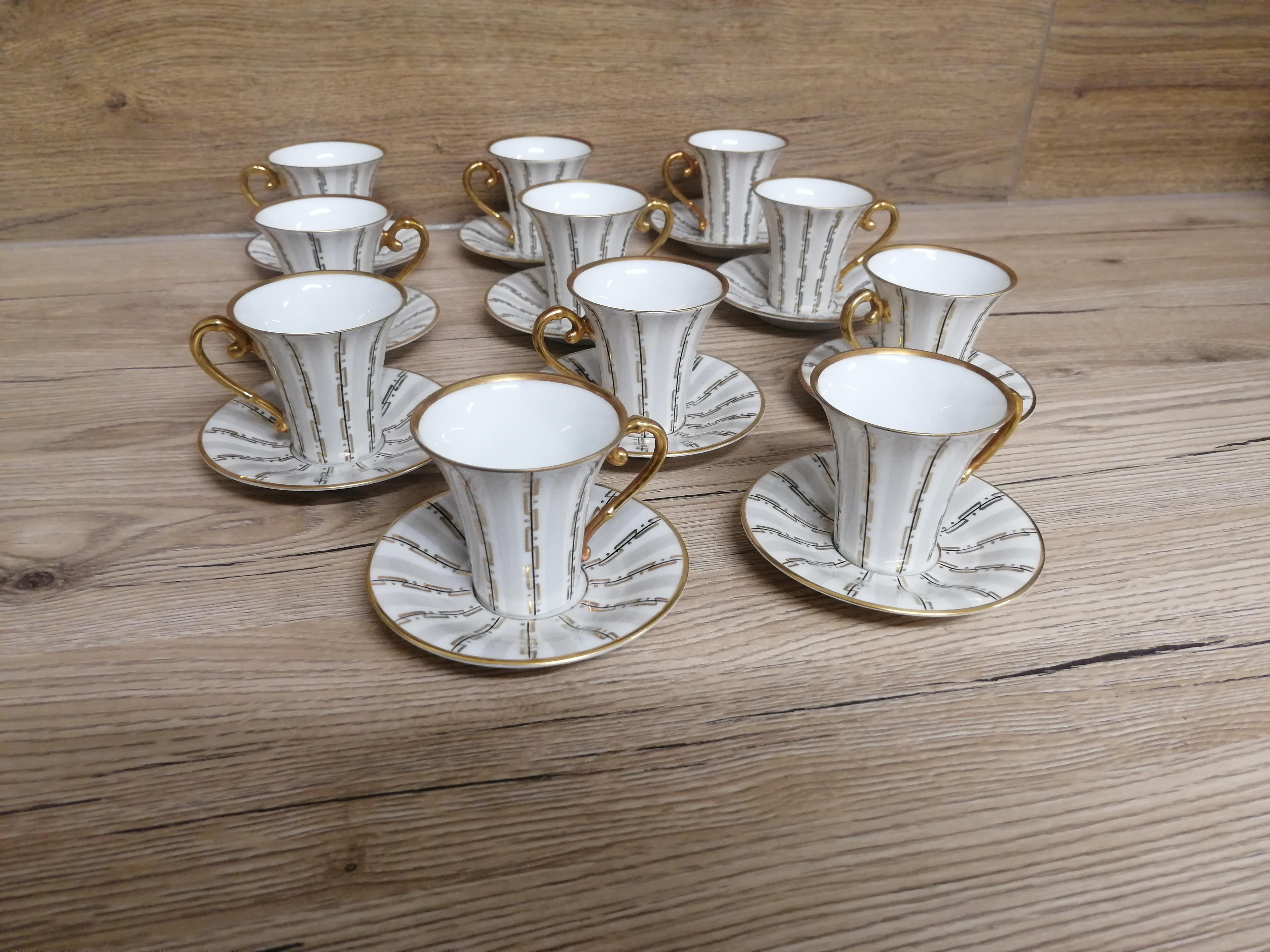 11 Art Deco Hutschenreuther Cups For Sale 14