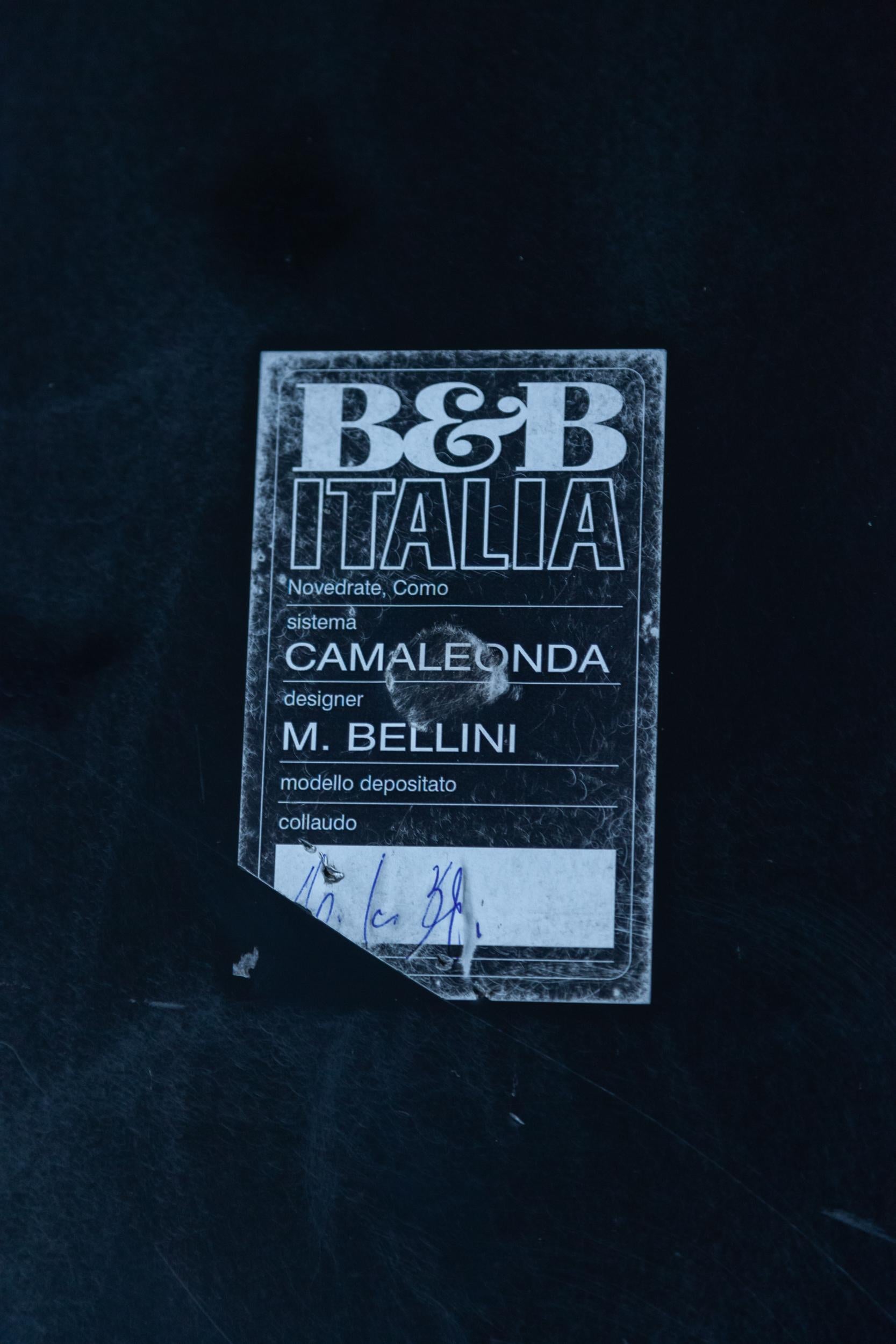 11 Camaleonda & 3 Gli Scacchi Side Tables by Mario Bellini, Modular Sofa System For Sale 6