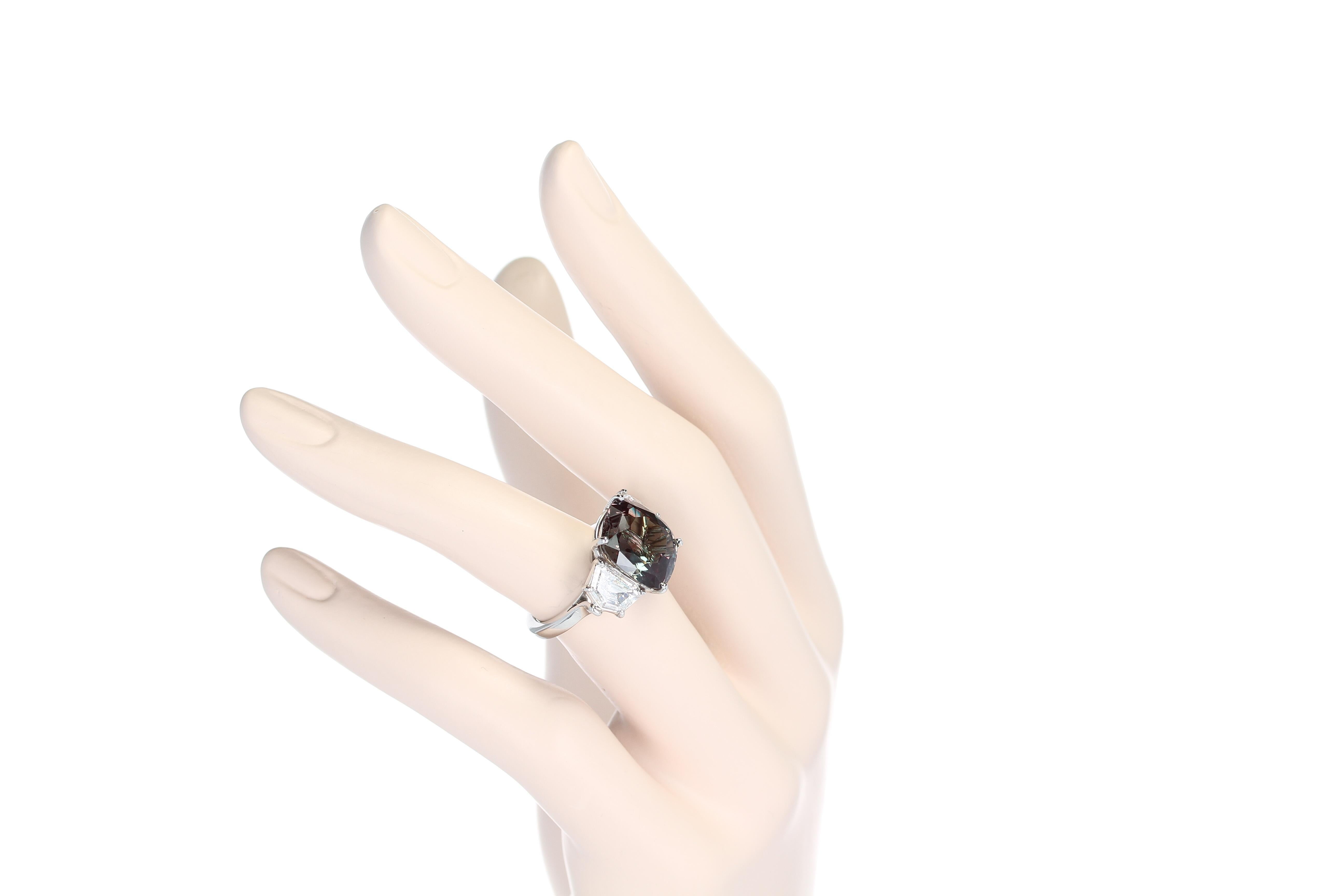 1 carat natural alexandrite ring