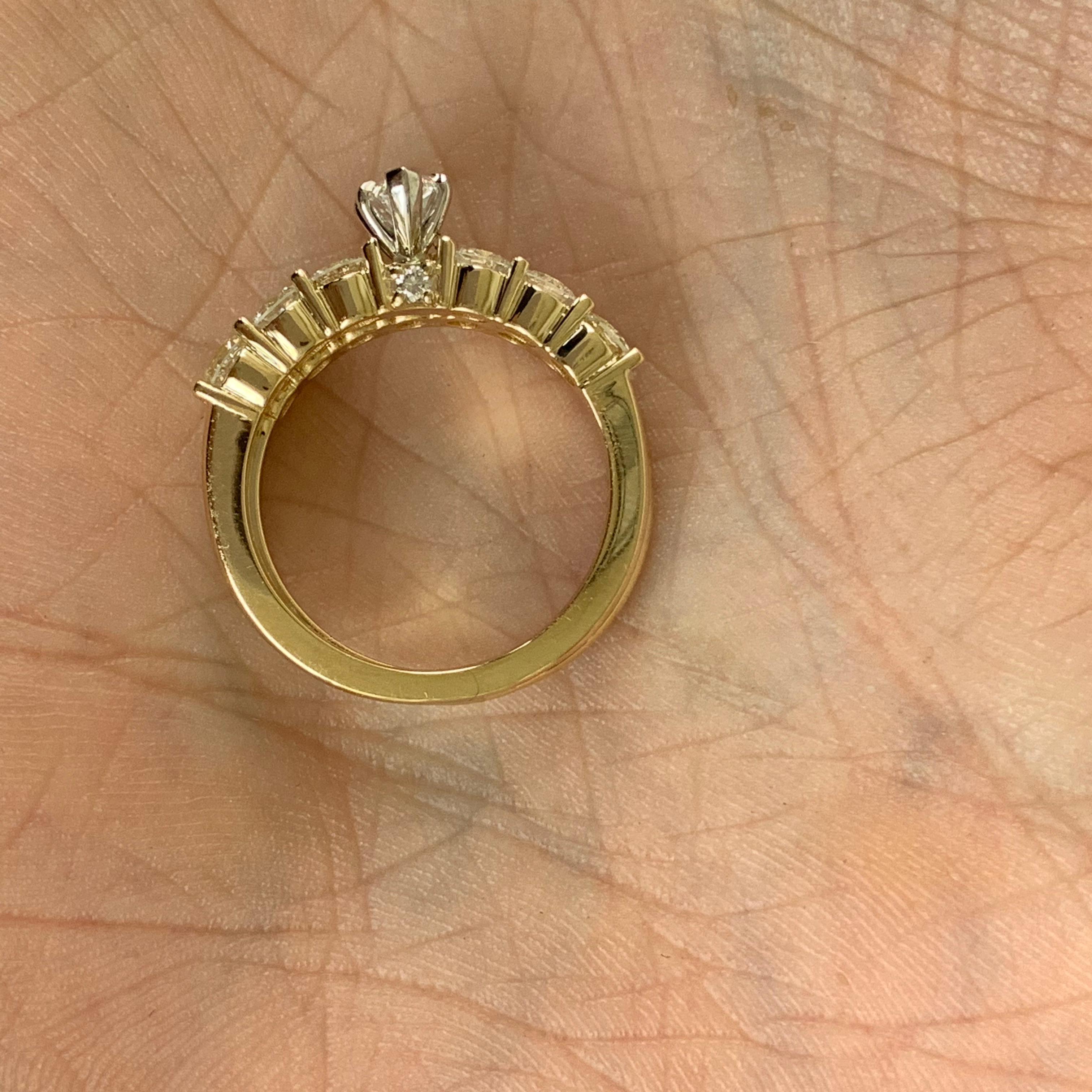 marquise diamond wedding ring